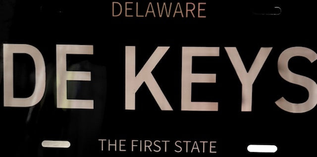 TDK Classic Style License Plate