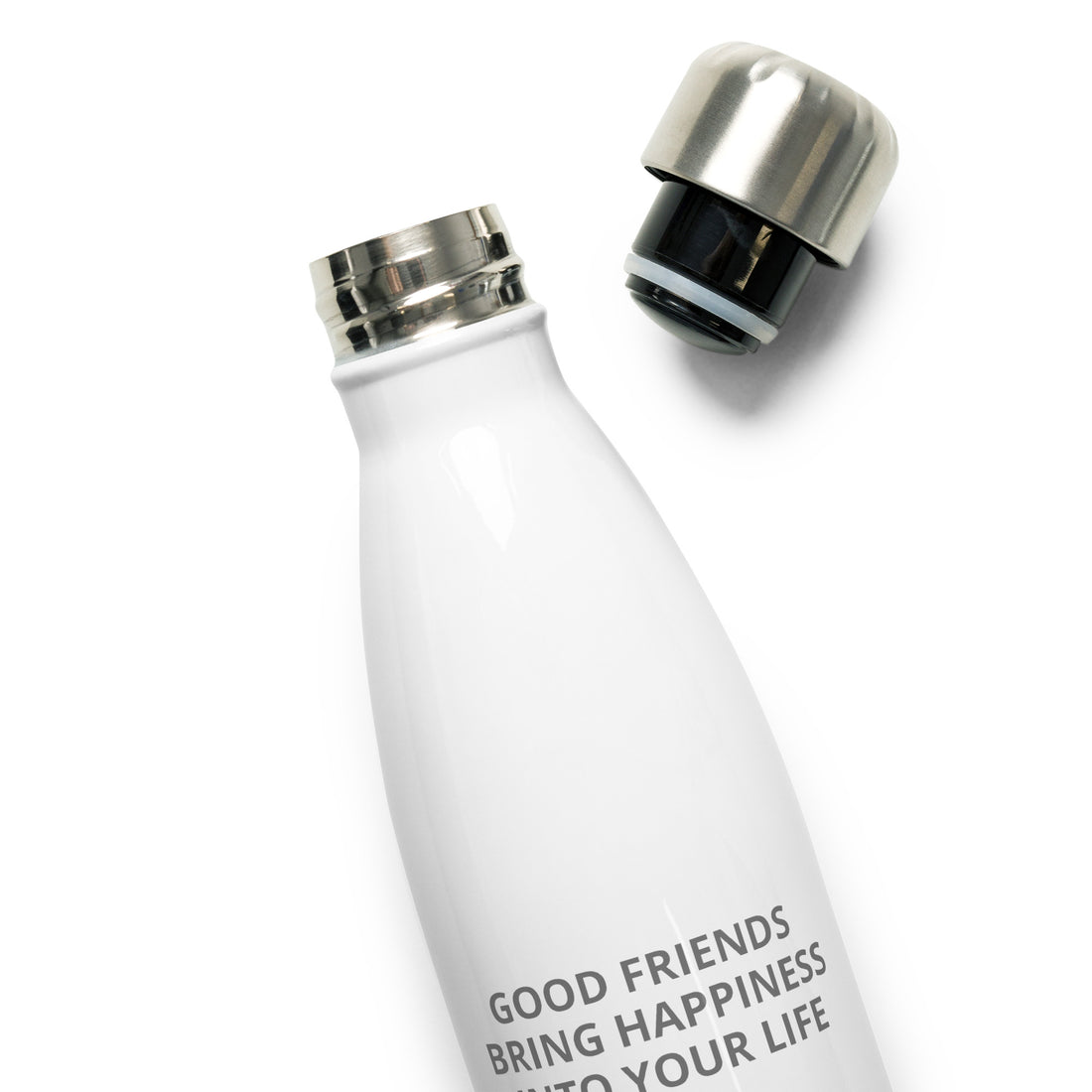 Happiness Stainless Steel Water Bottle